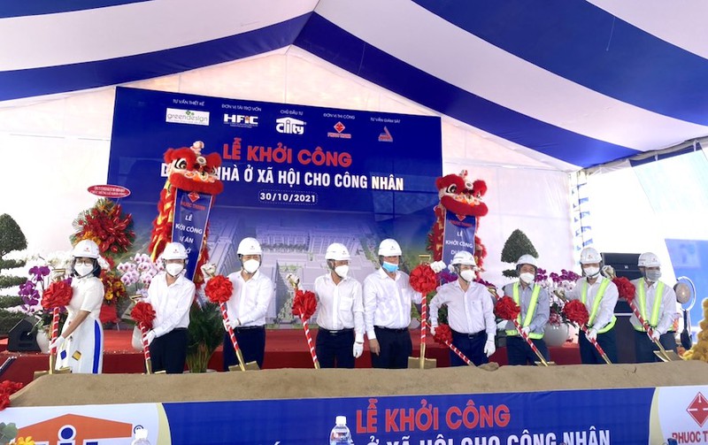 Large social housing project for workers started in Ho Chi Minh City